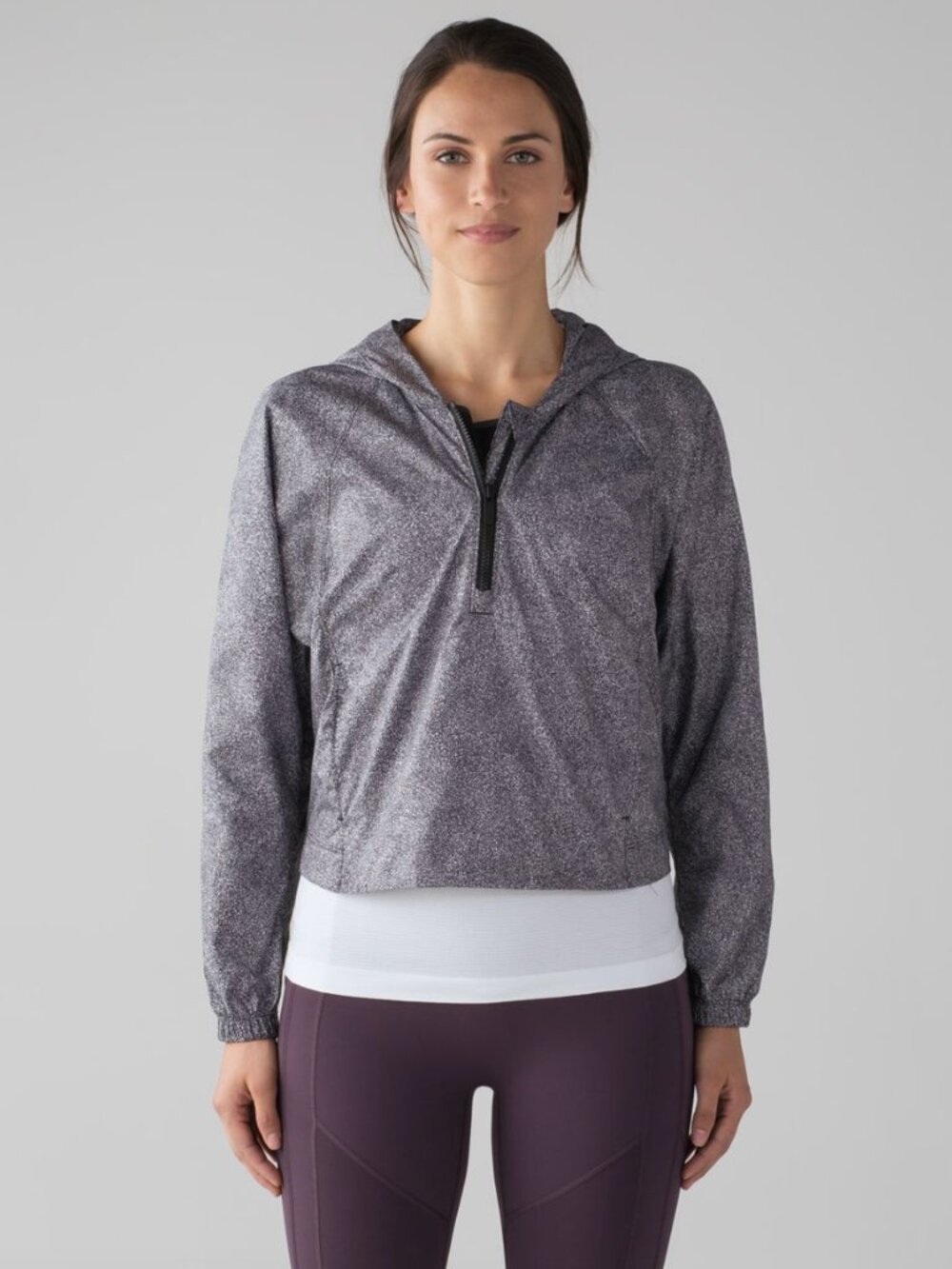 lululemon I Put A Shell On You Jacket - Women’s 10 - Sea Spray Alpine White Dark